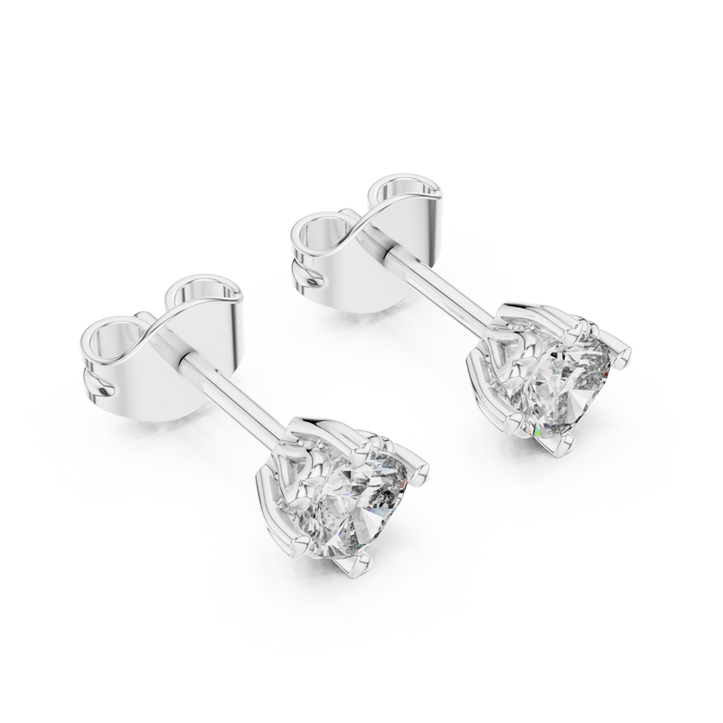 Earring GER-0357@7 - White Gold - Image