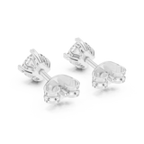 Earring GER-0357@7 - White Gold - Image