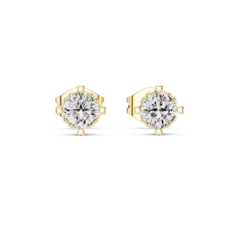 Earring GER-0357@7 - Yellow Gold - Image