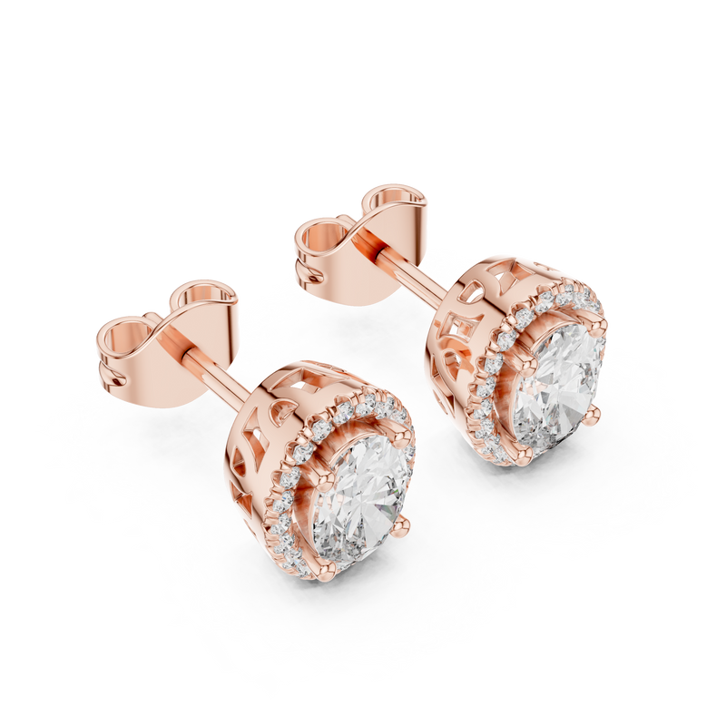 Earring GER-0358@7 - Rose Gold - Image