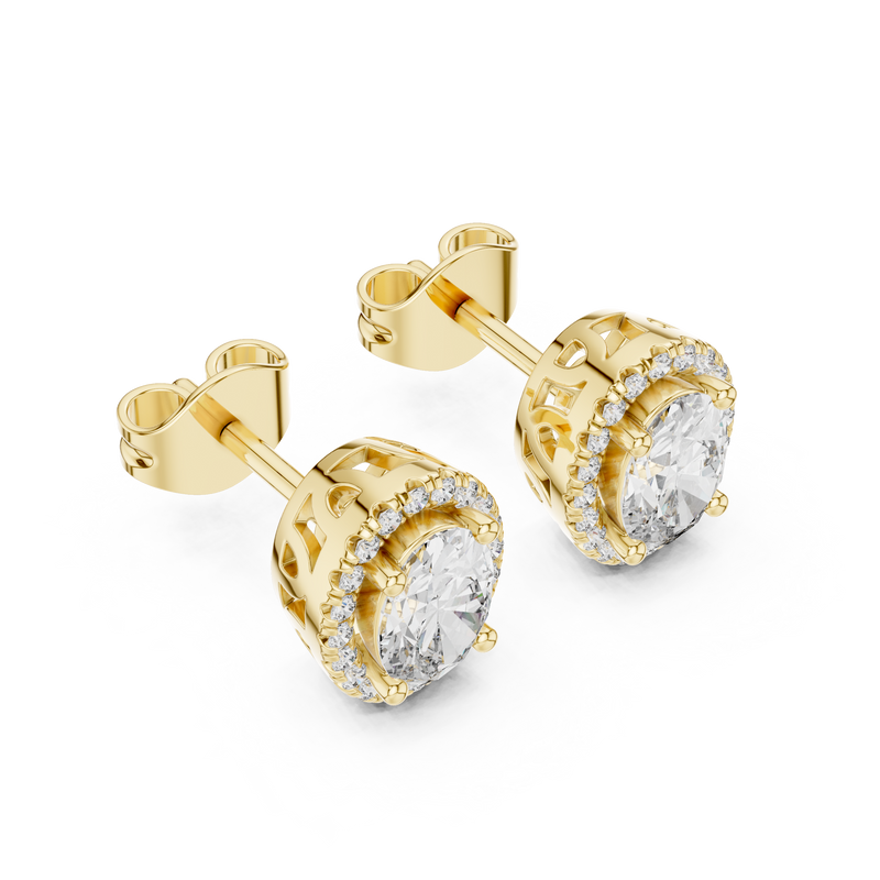 Earring GER-0358@7 - Yellow Gold - Image