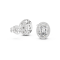 Earring GER-0358@7 - White Gold - Image
