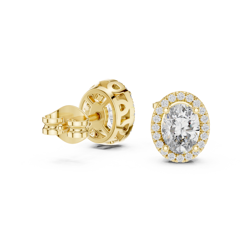 Earring GER-0358@7 - Yellow Gold - Image