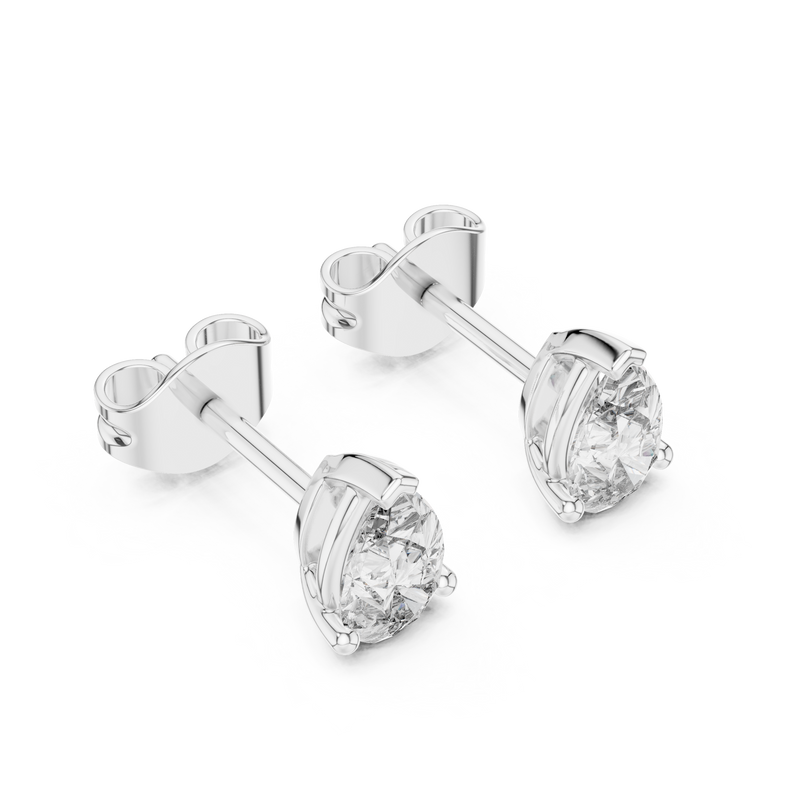 Earring GER-0359@7 - White Gold - Image