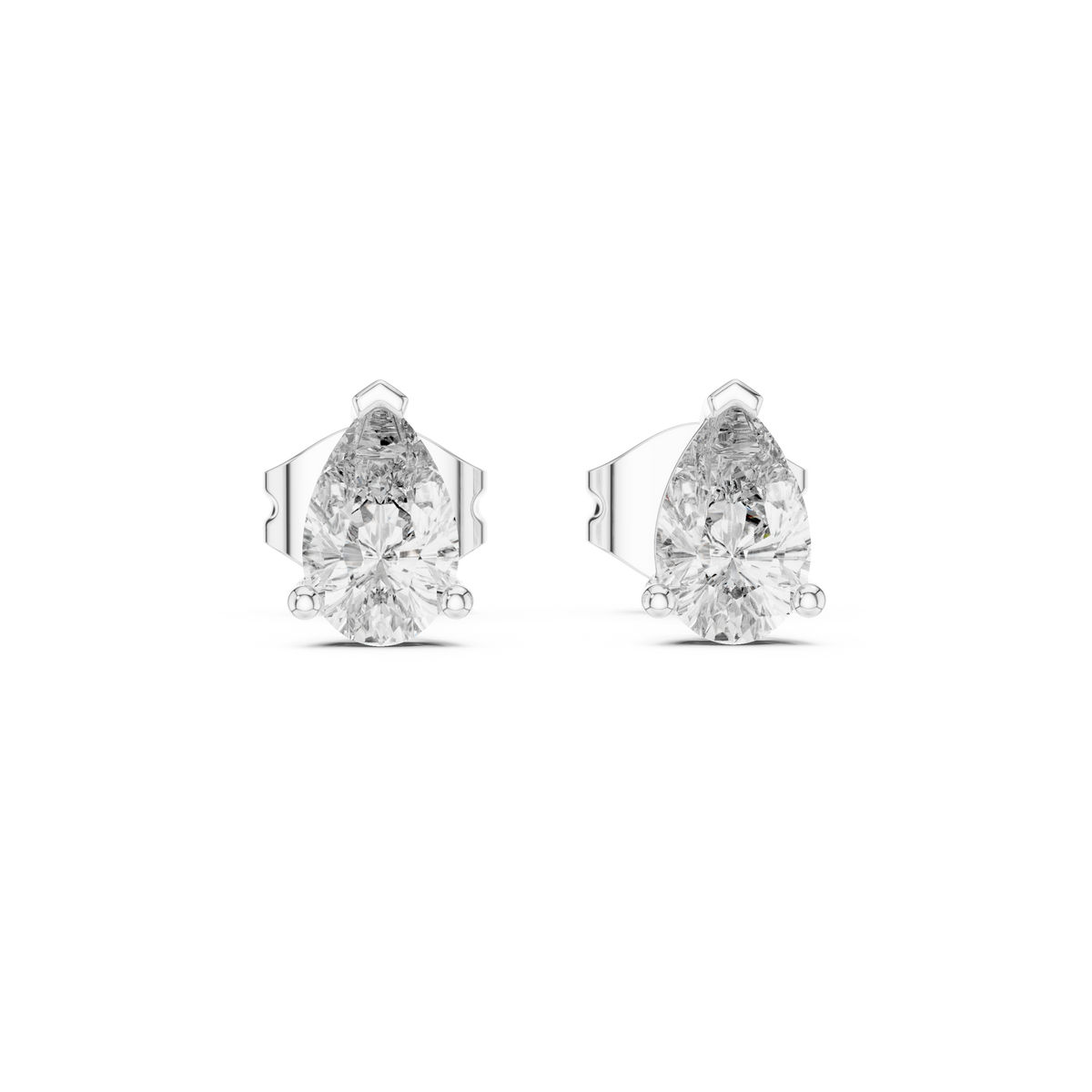 Earring GER-0359@7 - White Gold - Image