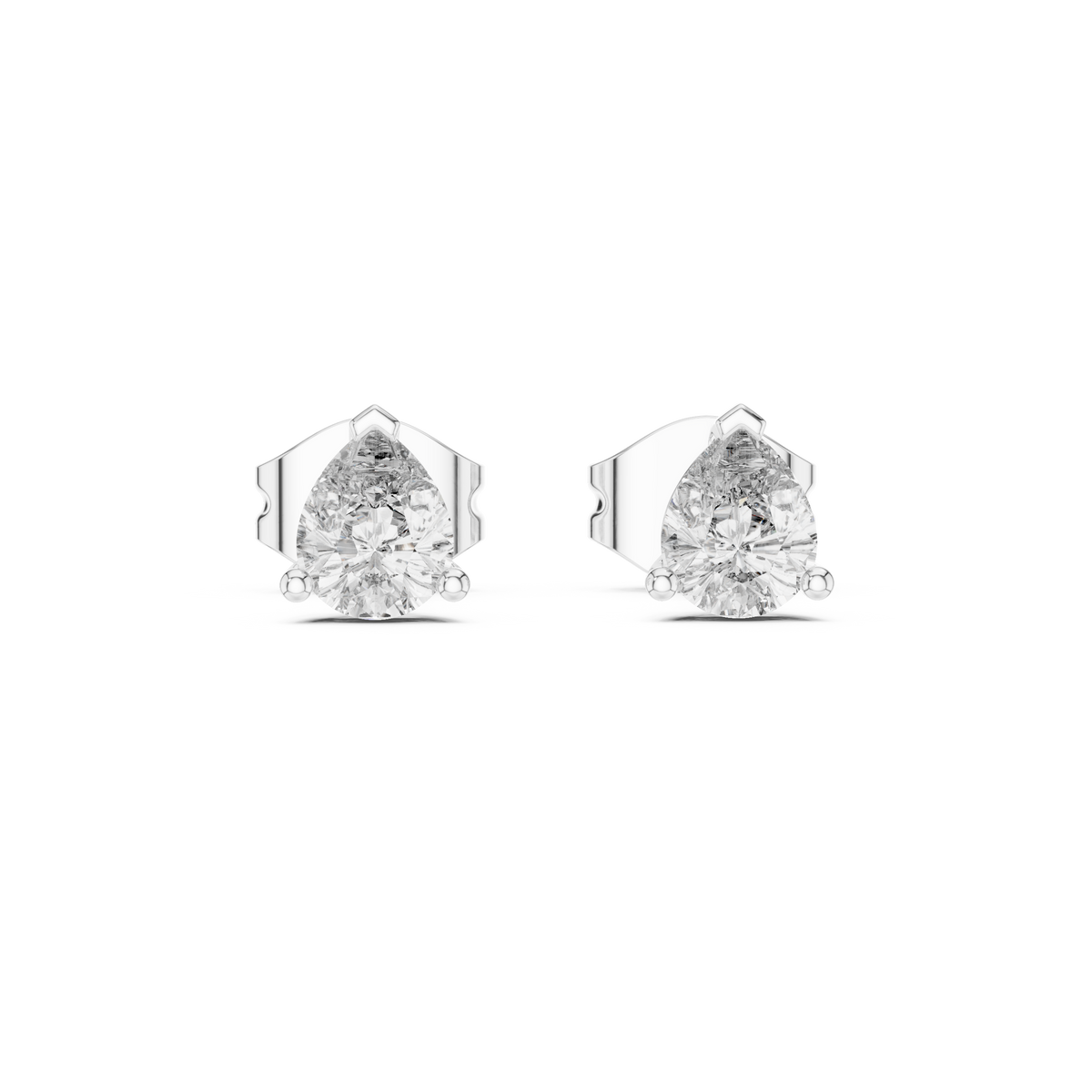 Earring GER-0360@7 - White Gold - Image