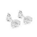 Earring GER-0361@7 - White Gold - Image