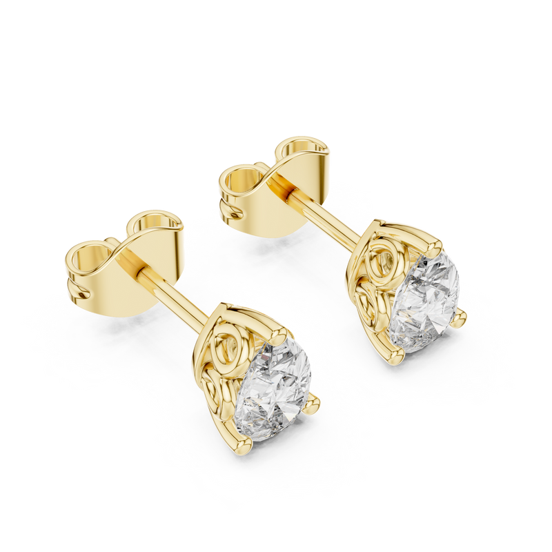 Earring GER-0362@7 - Yellow Gold - Image