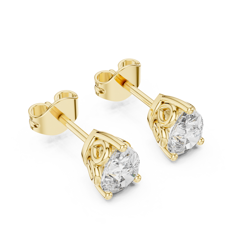 Earring GER-0363@7 - Yellow Gold - Image