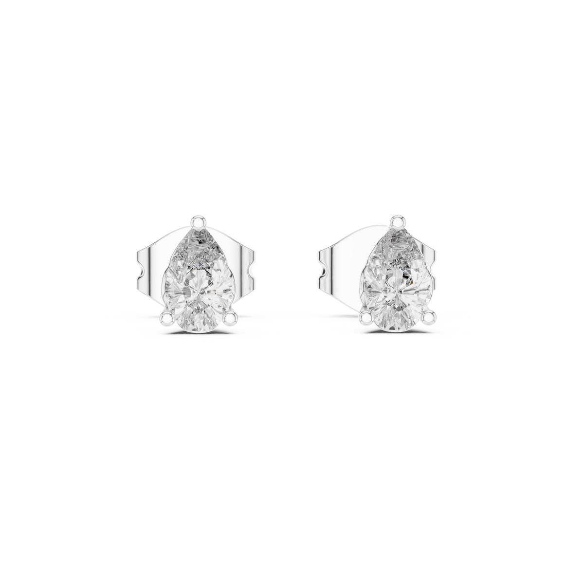 Earring GER-0364@7 - White Gold - Image