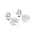 Earring GER-0365@7 - White Gold - Image