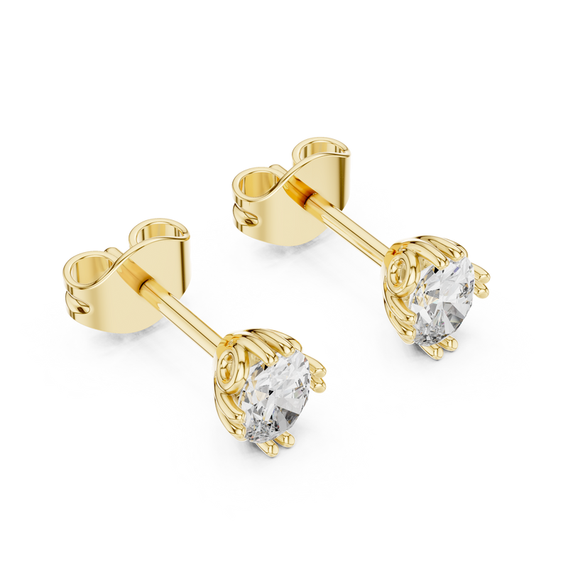 Earring GER-0365@7 - Yellow Gold - Image