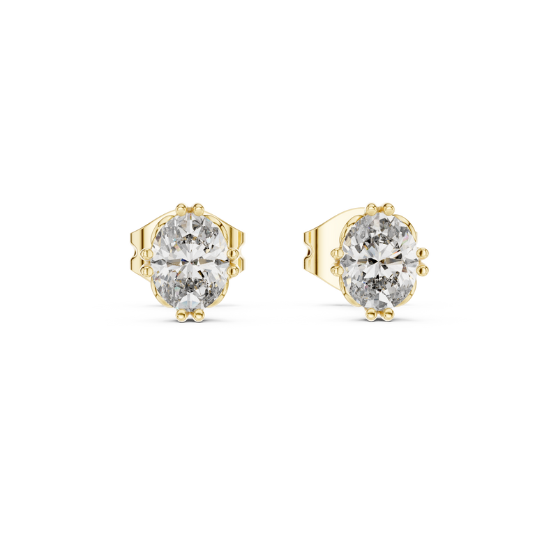 Earring GER-0365@7 - Yellow Gold - Image