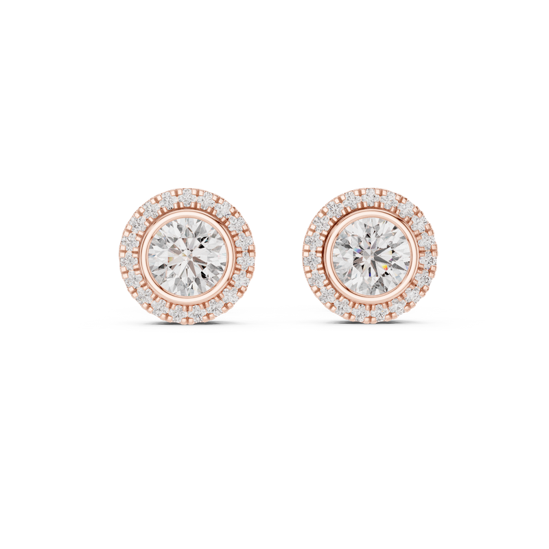 Earring GER-0366@7 - Rose Gold - Image
