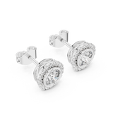 Earring GER-0366@7 - White Gold - Image