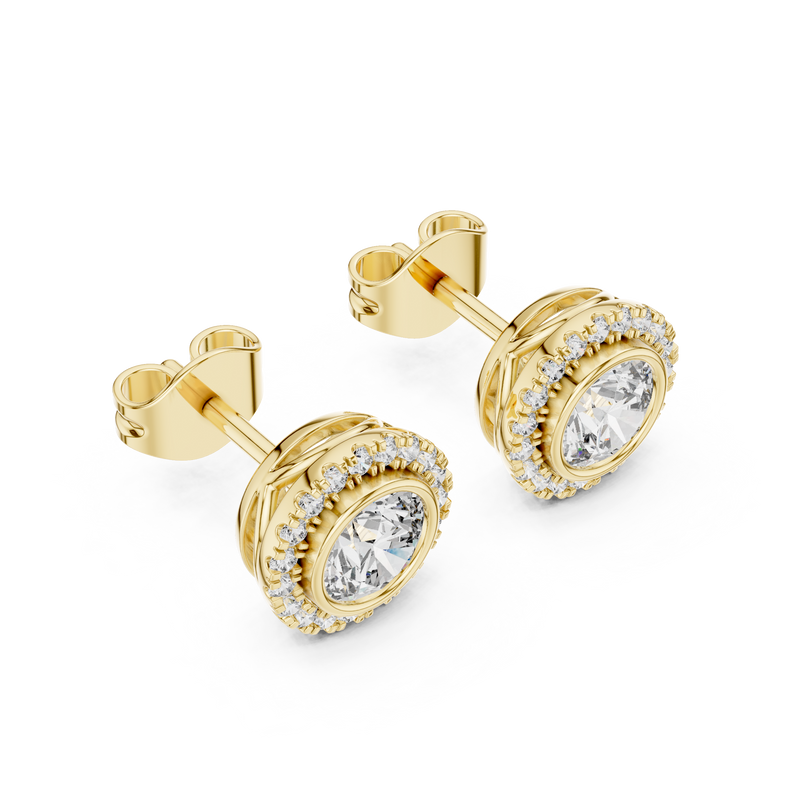 Earring GER-0366@7 - Yellow Gold - Image