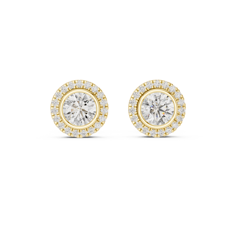 Earring GER-0366@7 - Yellow Gold - Image