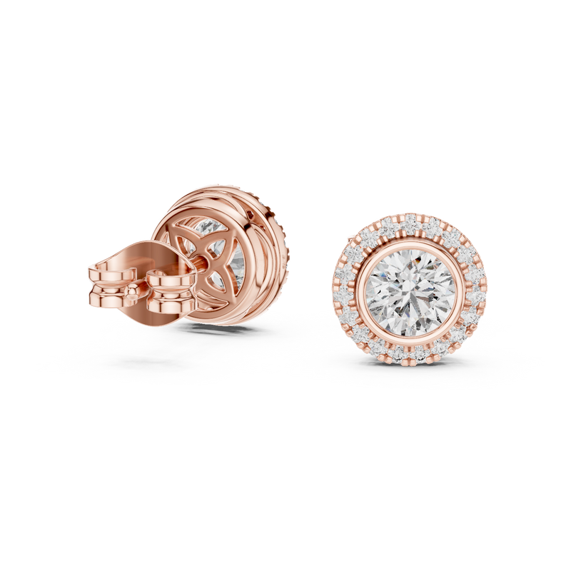 Earring GER-0366@7 - Rose Gold - Image