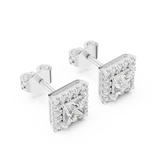 Earring GER-0367@7 - White Gold - Image