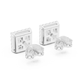 Earring GER-0367@7 - White Gold - Image