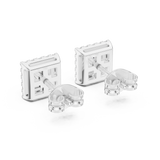Earring GER-0367@7 - White Gold - Image