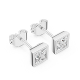 Earring GER-0368@7 - White Gold - Image