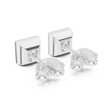 Earring GER-0368@7 - White Gold - Image