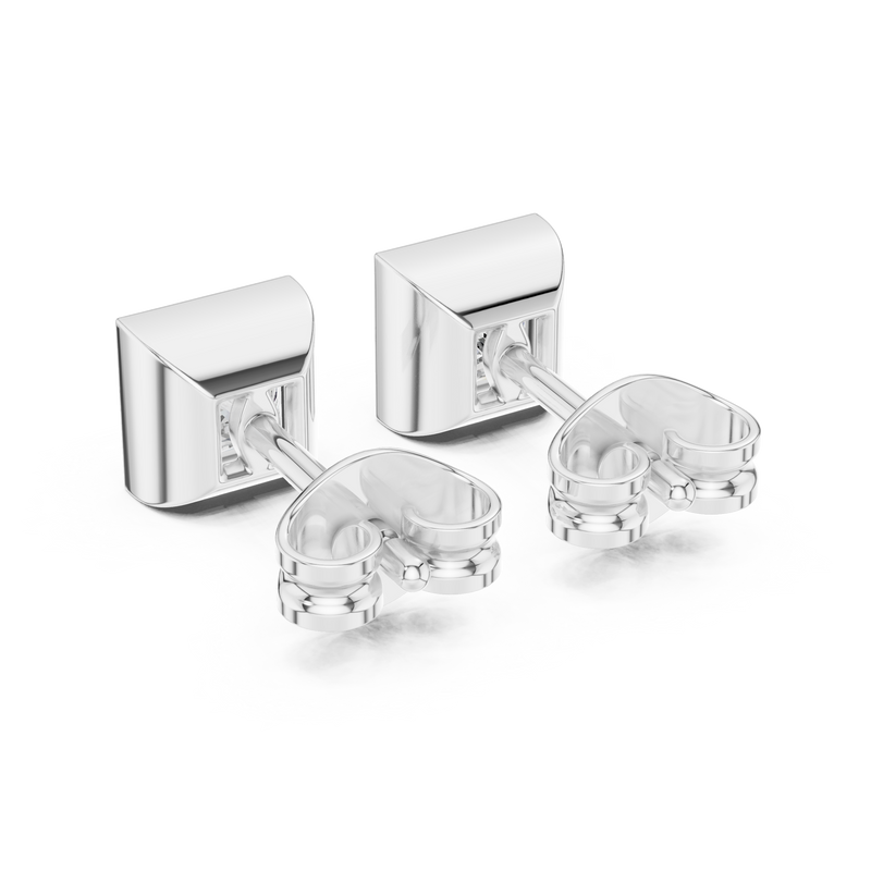 Earring GER-0368@7 - White Gold - Image