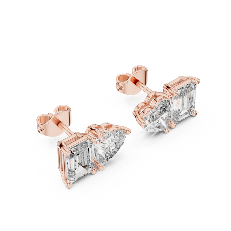 Earring GER-0369@7 - Rose Gold - Image
