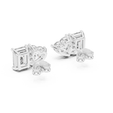 Earring GER-0369@7 - White Gold - Image