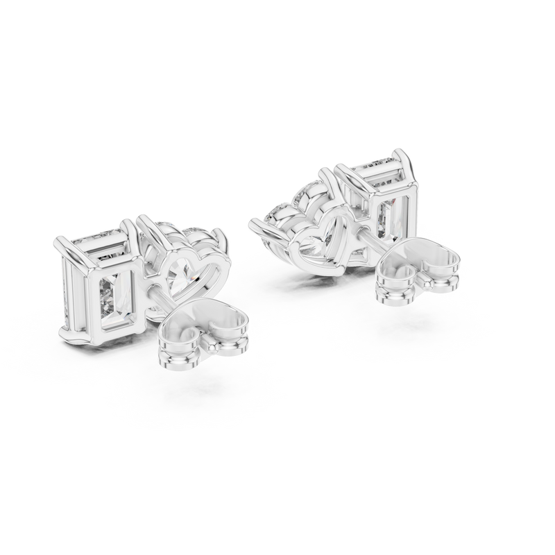 Earring GER-0369@7 - White Gold - Image