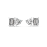 Earring GER-0369@7 - White Gold - Image