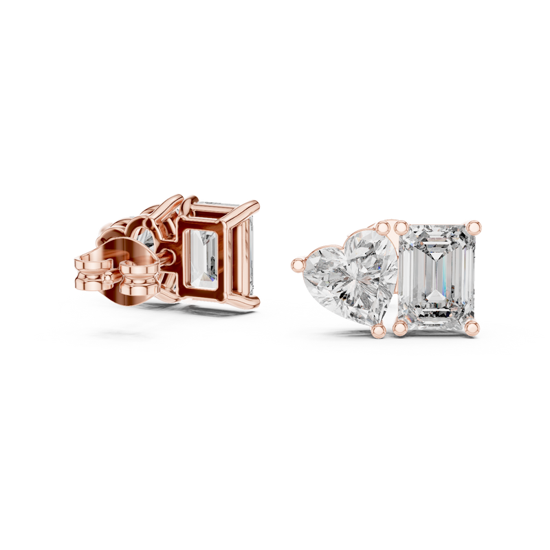 Earring GER-0369@7 - Rose Gold - Image