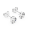 Earring GER-0370@7 - White Gold - Image