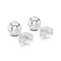 Earring GER-0370@7 - White Gold - Image