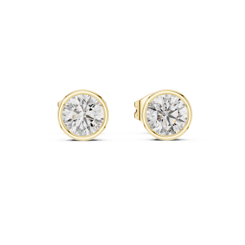 Earring GER-0370@7 - Yellow Gold - Image