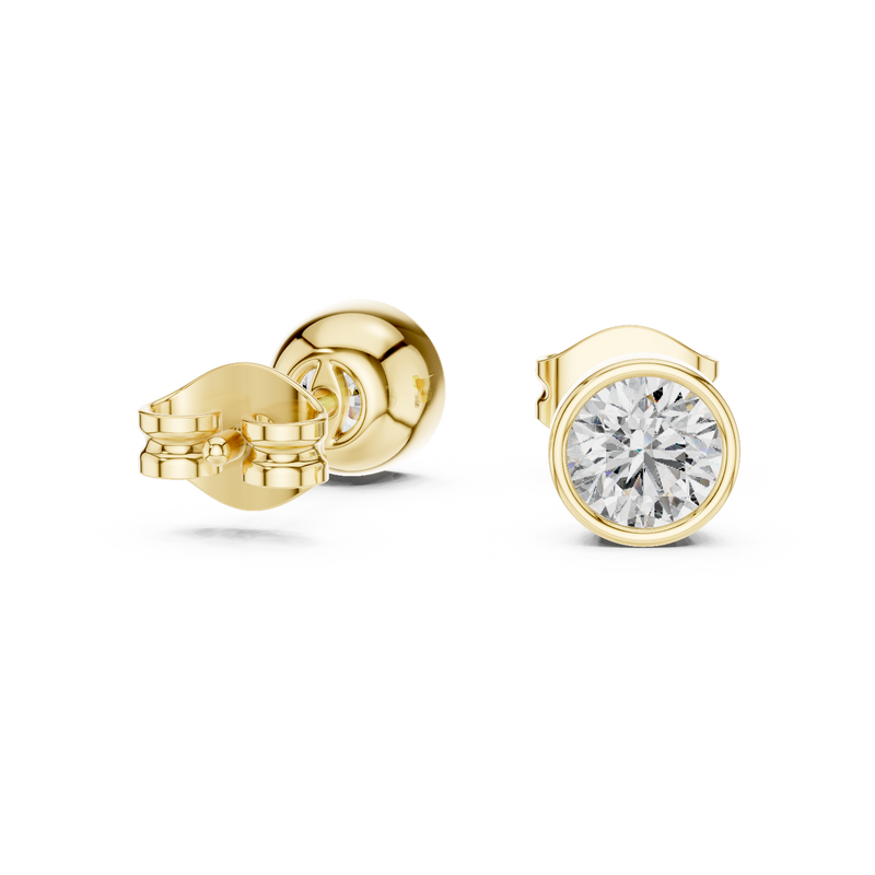 Earring GER-0370@7 - Yellow Gold - Image