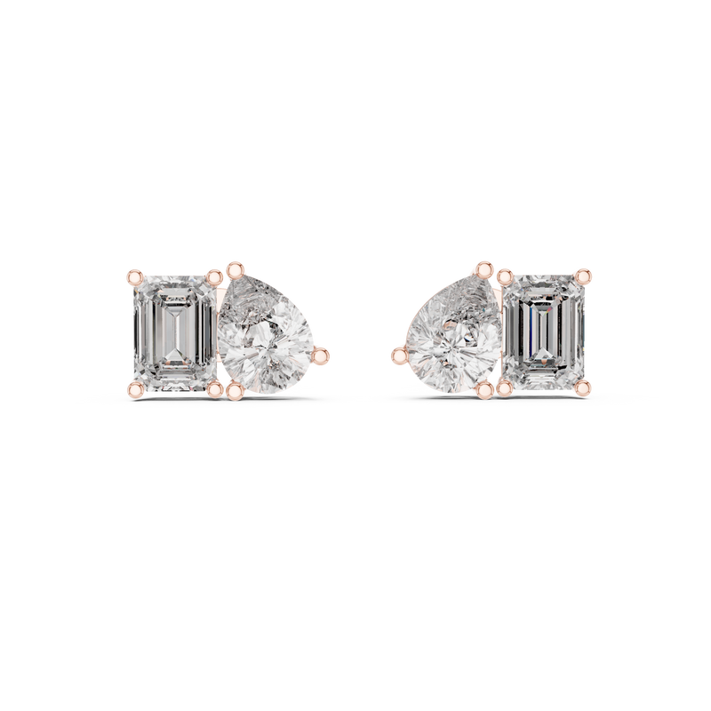 Earring GER-0371@7 - Rose Gold - Image