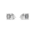 Earring GER-0371@7 - White Gold - Image