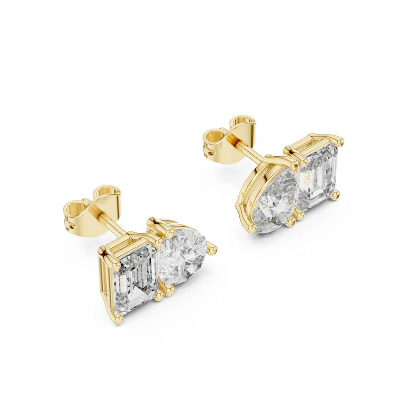 Earring GER-0371@7 - Yellow Gold - Image