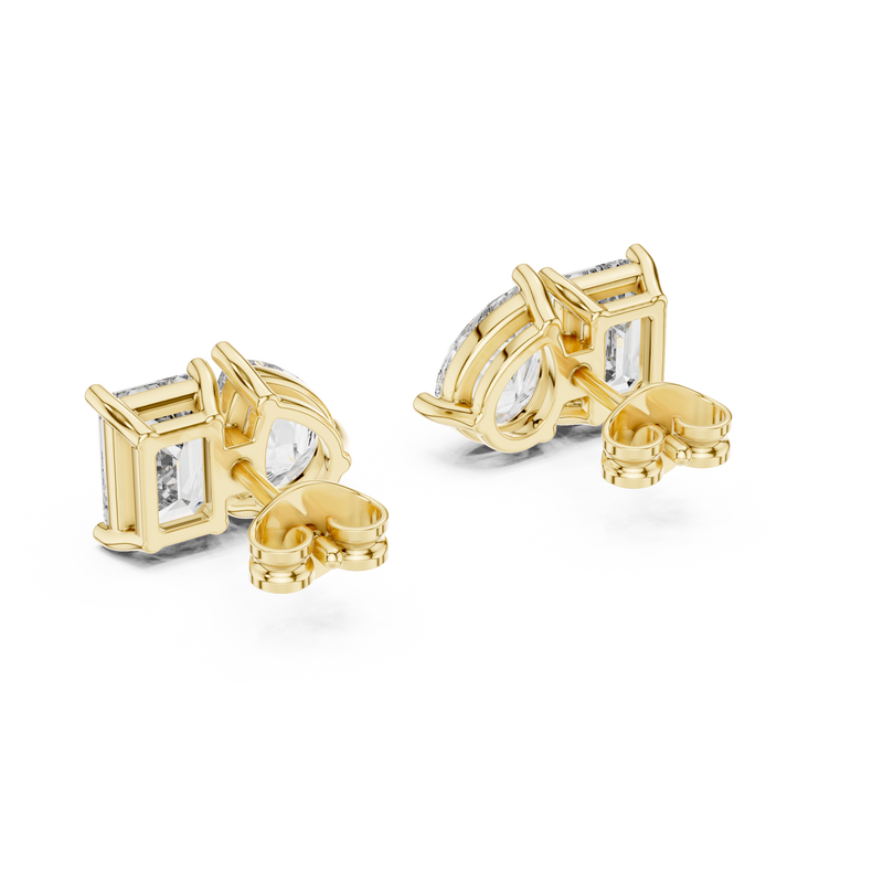 Earring GER-0371@7 - Yellow Gold - Image