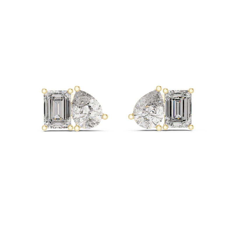 Earring GER-0371@7 - Yellow Gold - Image