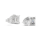 Earring GER-0371@7 - White Gold - Image