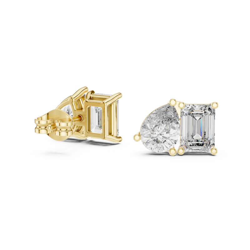 Earring GER-0371@7 - Yellow Gold - Image