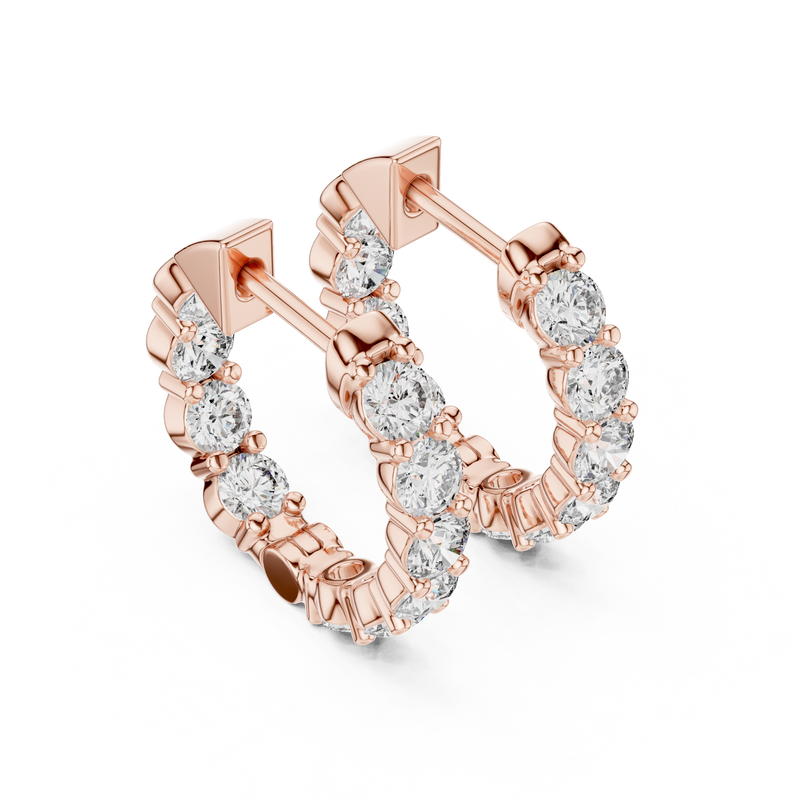 Earring GER-0372@7 - Rose Gold - Image