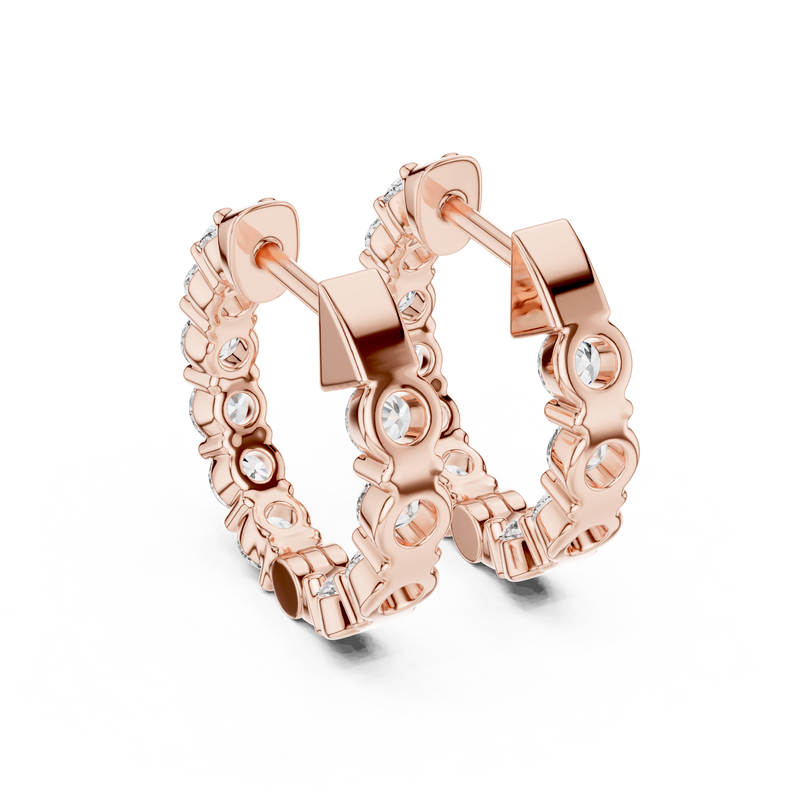 Earring GER-0372@7 - Rose Gold - Image
