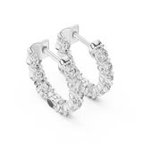 Earring GER-0372@7 - White Gold - Image