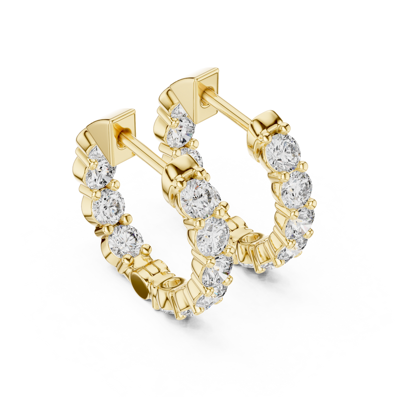 Earring GER-0372@7 - Yellow Gold - Image