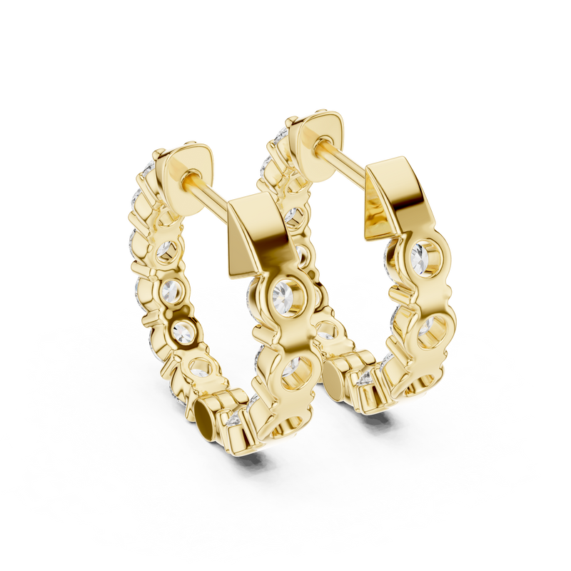Earring GER-0372@7 - Yellow Gold - Image
