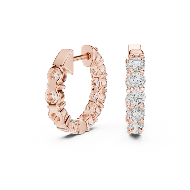 Earring GER-0372@7 - Rose Gold - Image